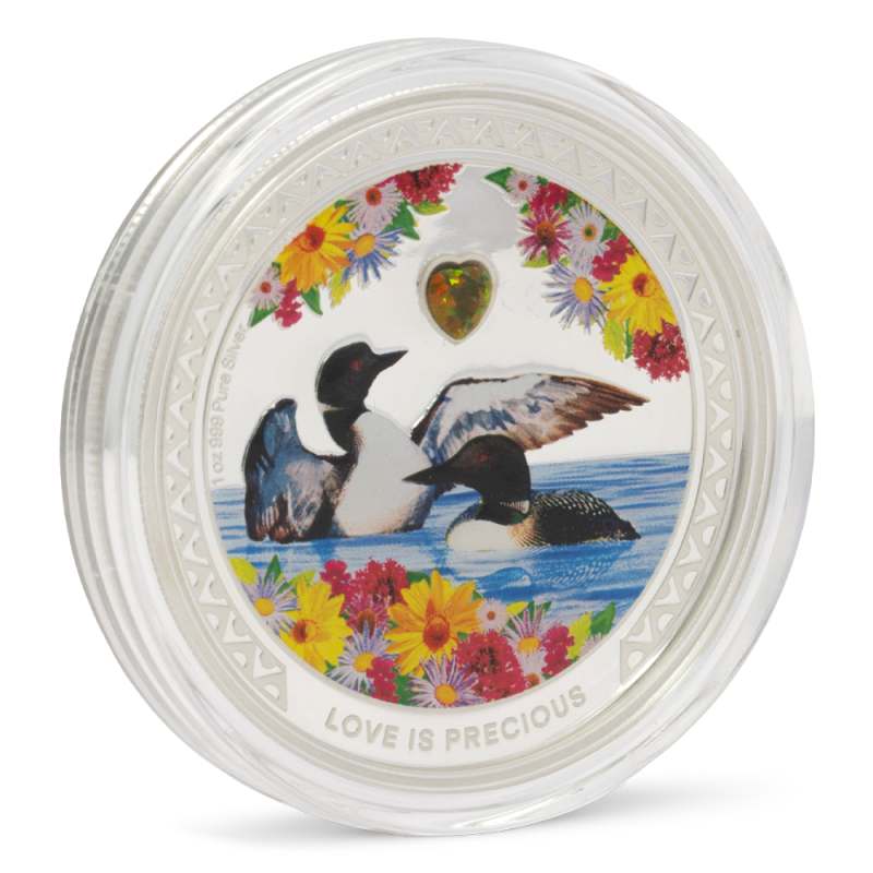 2026 1 oz Proof Colorized Niue Silver Love is Precious Great
