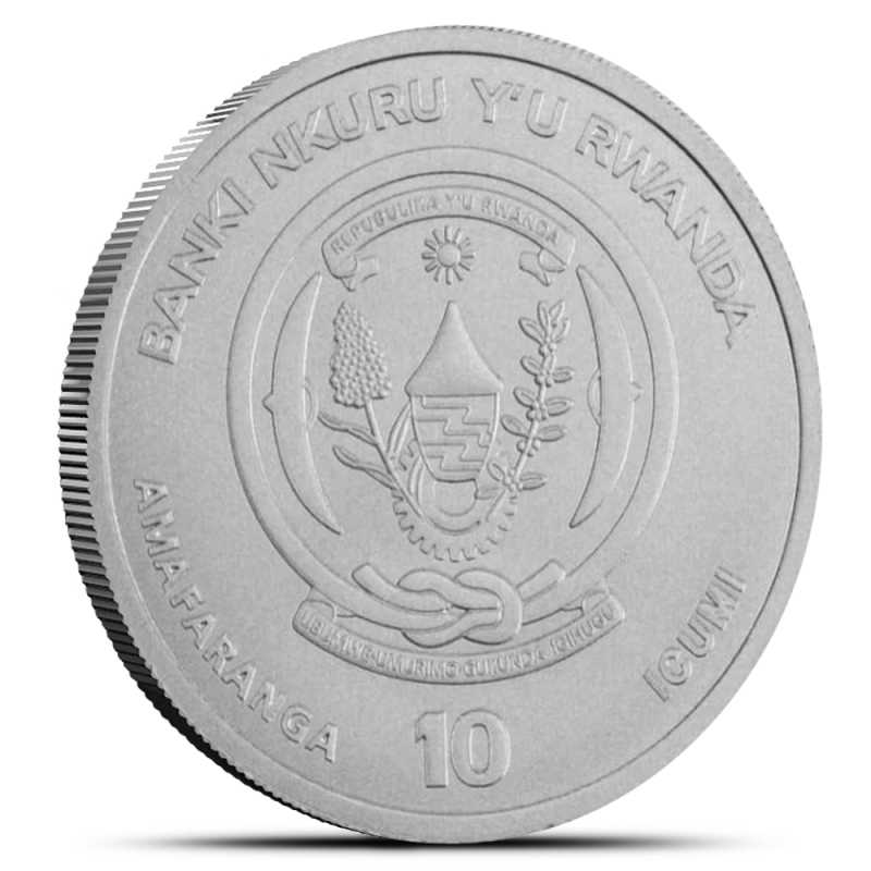 2026 1/12 oz Rwanda Silver African Ounce Spotted Hyena Coin (BU) l