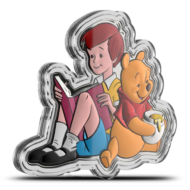 2025 1 oz Proof Colorized Niue Silver Disney Winnie the Pooh A