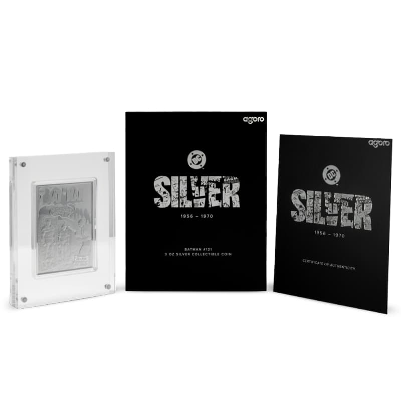 2025 3 oz Proof Niue Silver Age Batman #121 Coin l JM Bullion™