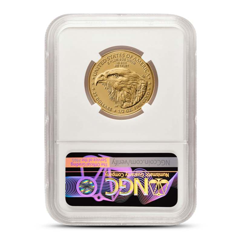 2026 1/2 oz American Gold Eagle Coin NGC MS69 ER l JM Bullion™