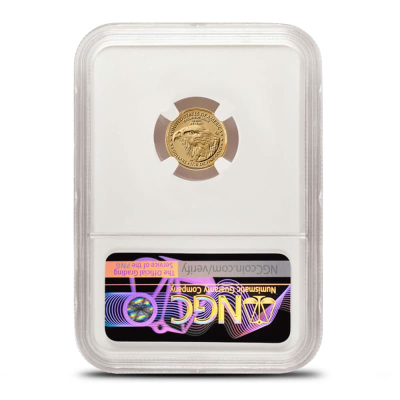 2026 1/10 oz American Gold Eagle Coin NGC MS70 FDOI l JM Bullion™