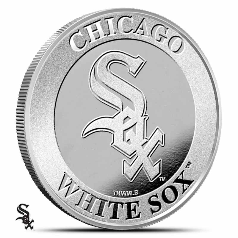 1 oz MLB Chicago White Sox Silver Round (BU) l JM Bullion™