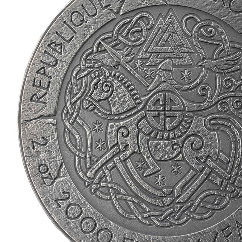 2026 2 oz Antique Cameroon Silver The Way to Valhalla Rollo of