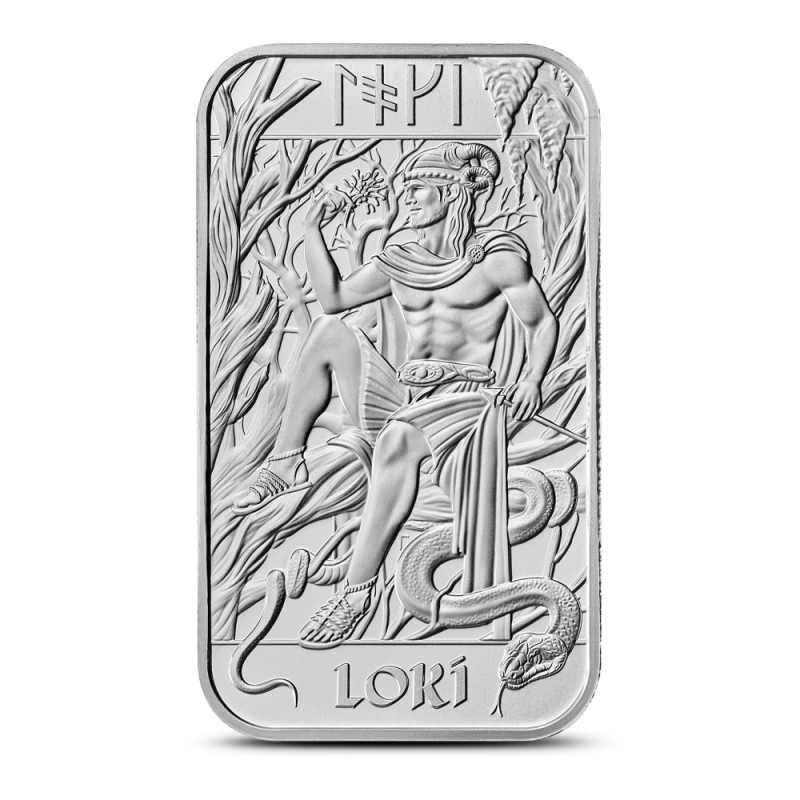 1 oz The Royal Mint Norse Gods Loki Silver Bar l JM Bullion™