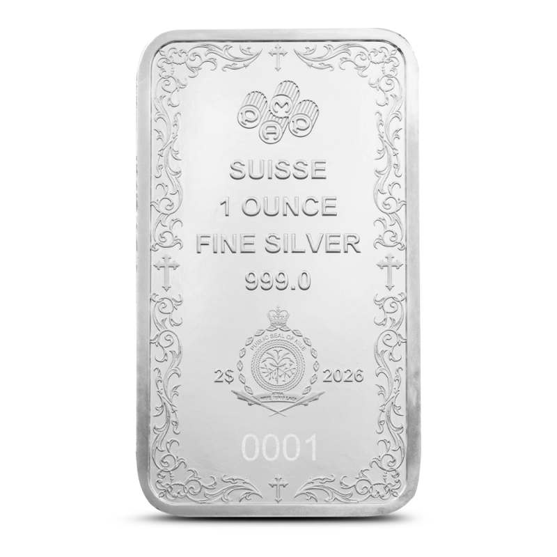 2026 1 oz Niue Silver Christian Cross PAMP Suisse Coin l JM Bullion™