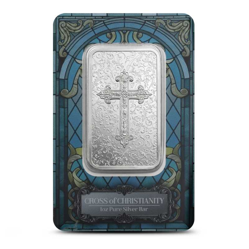 2026 1 oz Niue Silver Christian Cross PAMP Suisse Coin l JM Bullion™