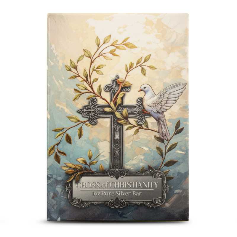 2026 1 oz Niue Silver Christian Cross PAMP Suisse Coin l JM Bullion™