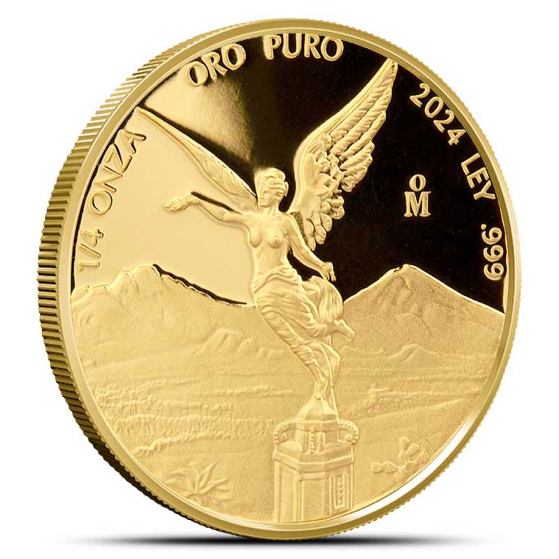 2024 1/4 oz Proof Mexican Gold Libertad Coin (In Capsule) l JM