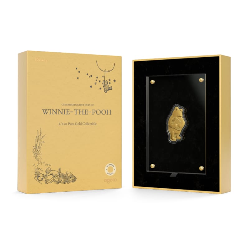 2026 1/4 oz Proof Niue Gold Disney Winnie The Pooh 100th