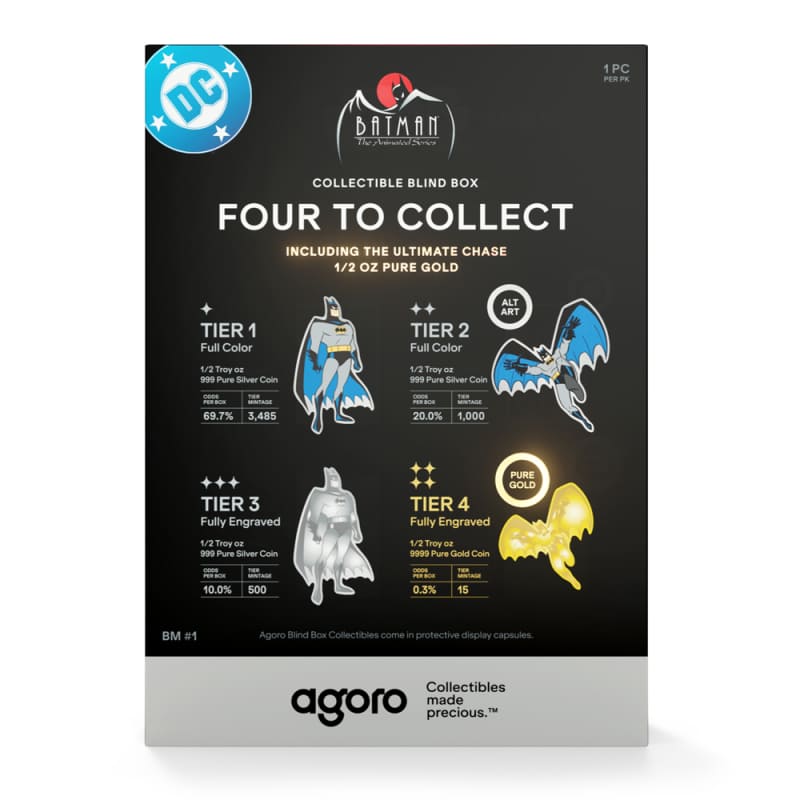 2026 1/2 oz Proof Colorized Niue Batman and Gold Chase Blind Box