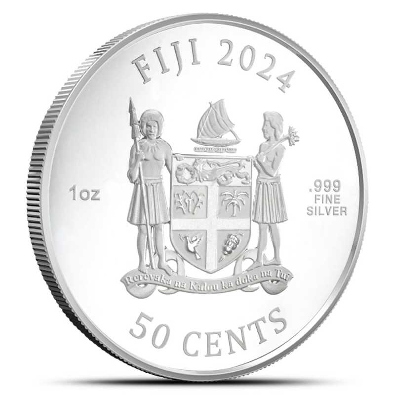 2024 1 oz Colorized Fiji Silver Popeye Coin (Proof-Like) l JM Bullion™