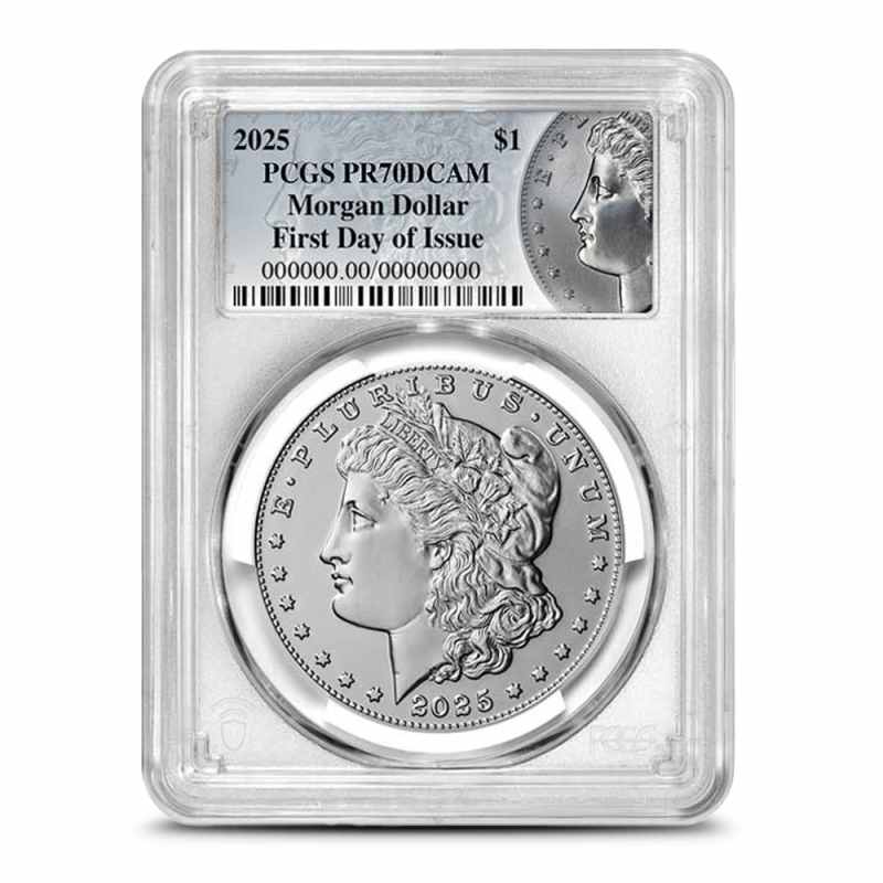 2025-S Proof Morgan Silver Dollar Coin PCGS PR70 DCAM FDOI l JM