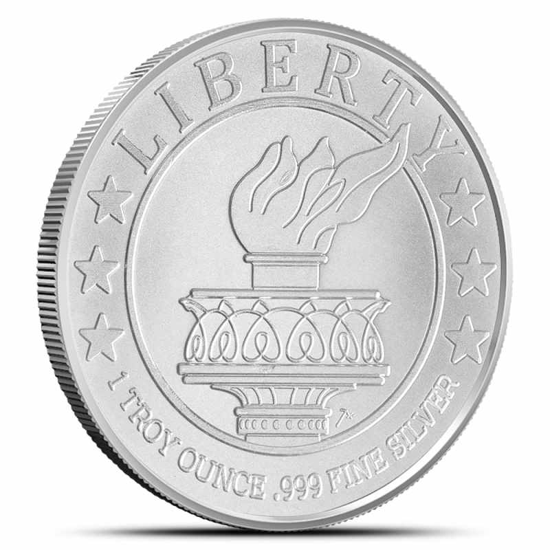 1オンス SilverTowne リバティベル 銀貨 シルバー ラウンド 1 oz
