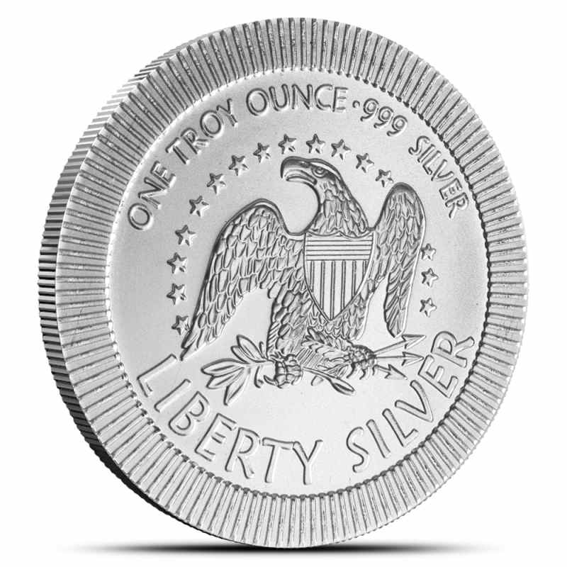 1 oz SilverTowne Liberty Bell Stackable Silver Round l JM Bullion™