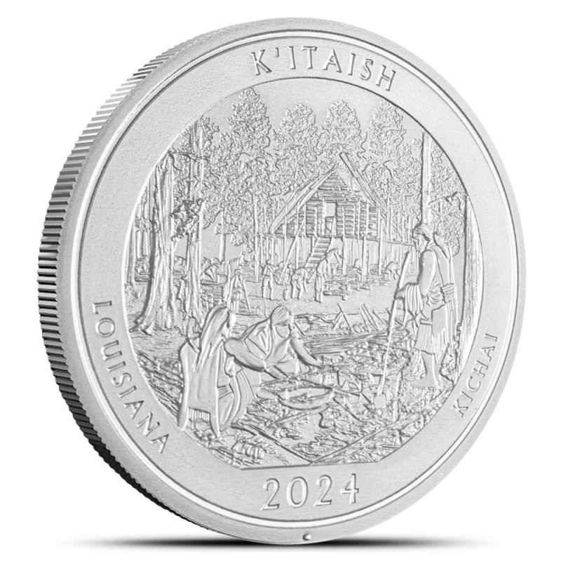 2024 Proof Native America the Beautiful Louisiana Silver Coin l JM