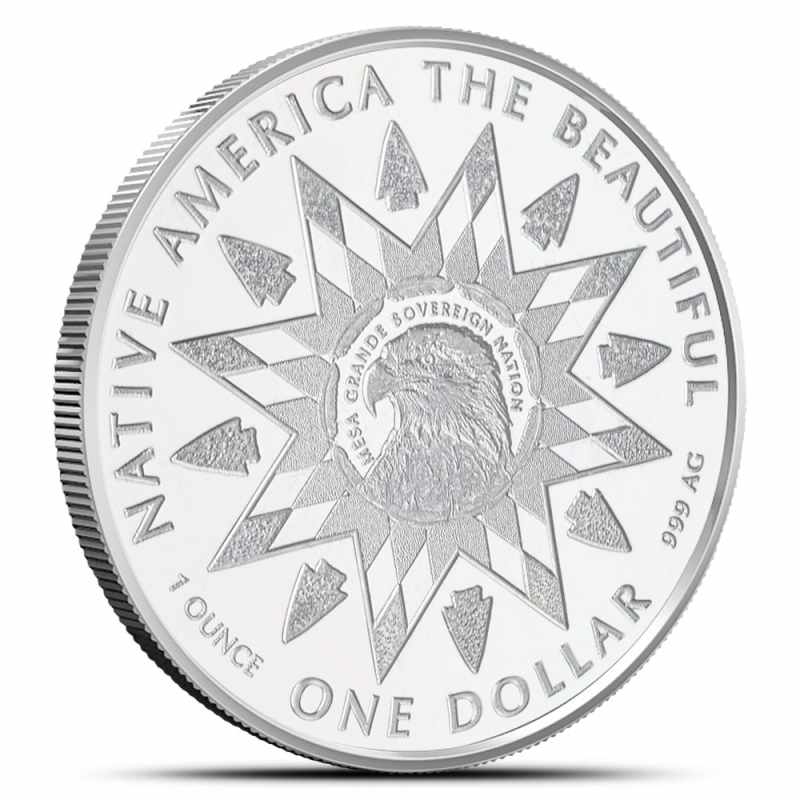 2024 Proof Native America the Beautiful Louisiana Silver Coin l JM