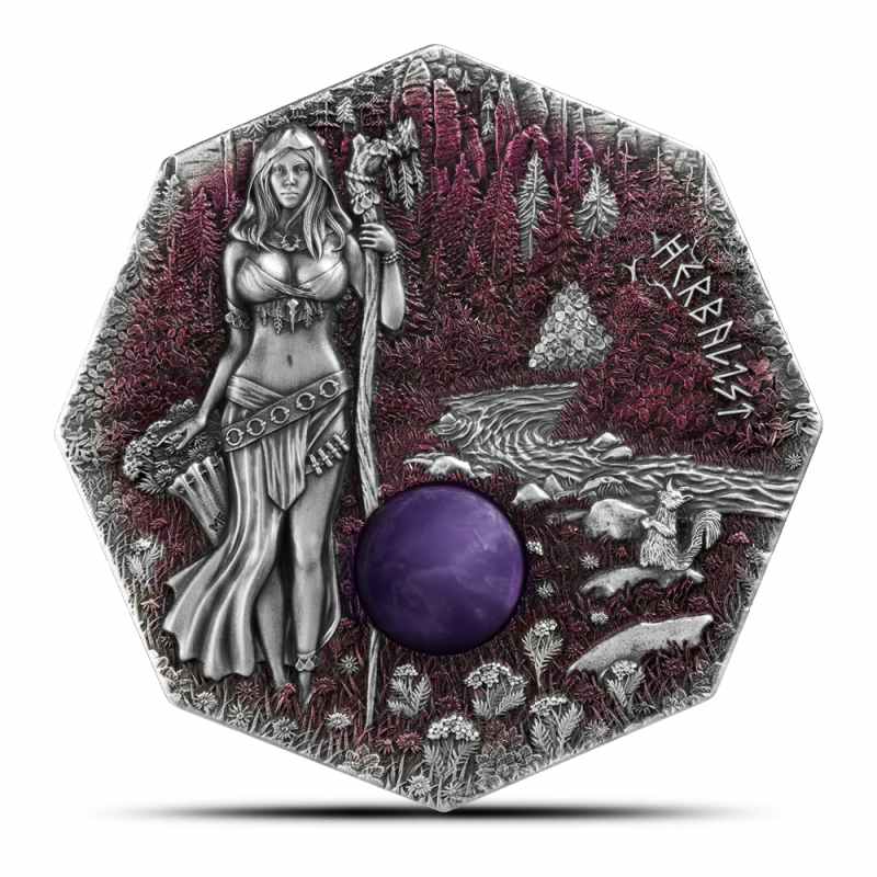 2025 2 oz Germania Mint Witchcraft Herbalist Silver Round l JM