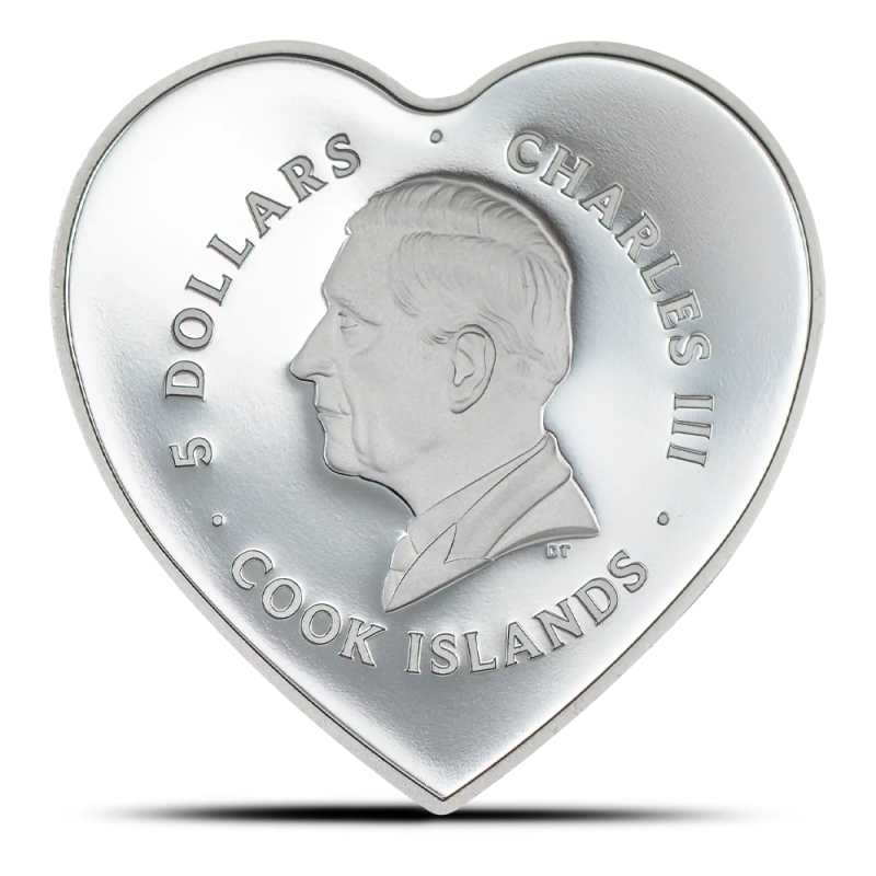2026 20 Gram Proof Cook Islands Silver Blossom Brilliant Love Coin
