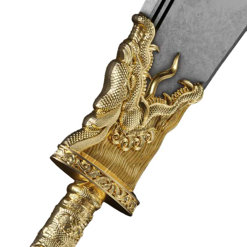 2025 2 oz Antique Samoa Silver Guan Yu's Green Dragon Crescent