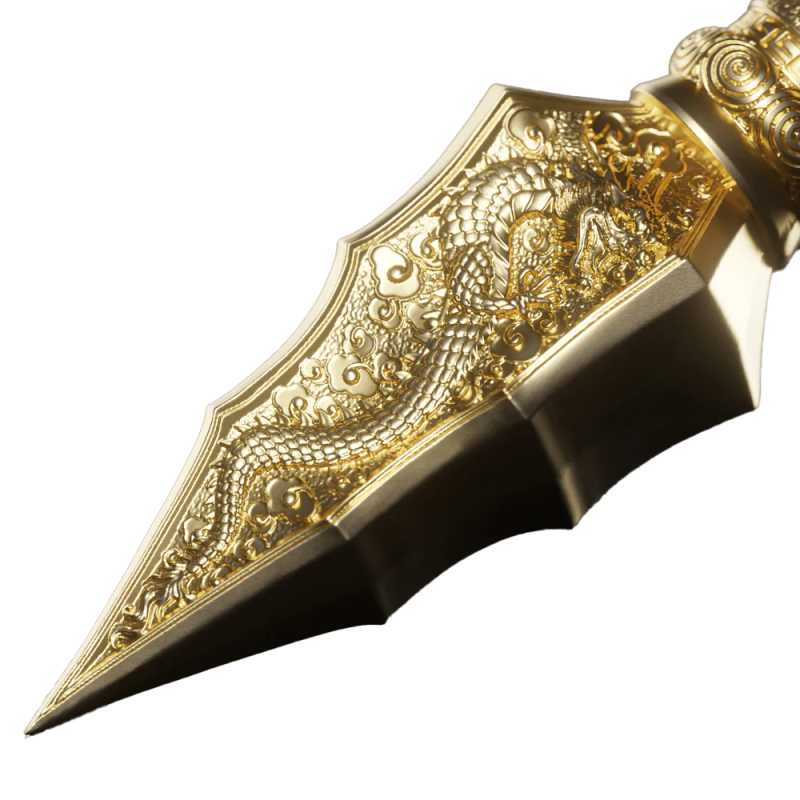 2025 2 oz Antique Samoa Silver Guan Yu's Green Dragon Crescent