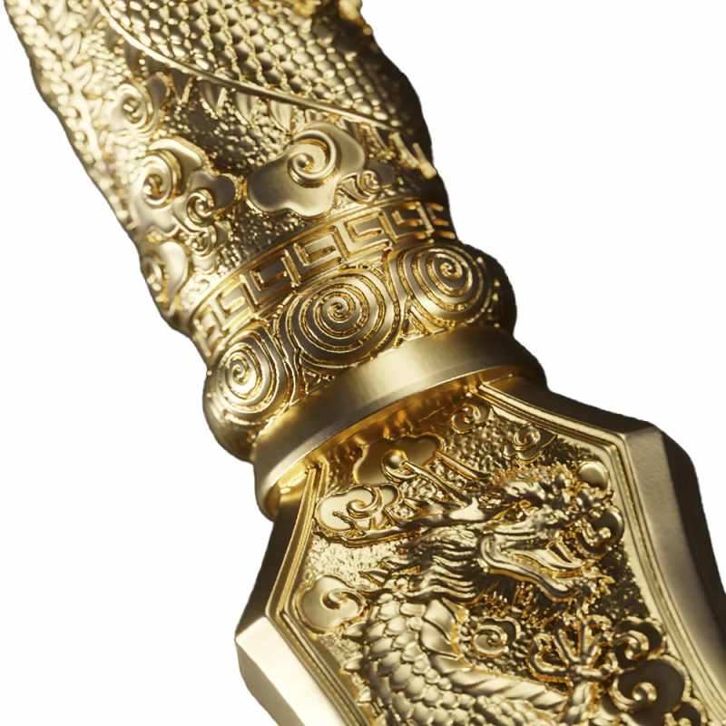 2025 2 oz Antique Samoa Silver Guan Yu's Green Dragon Crescent