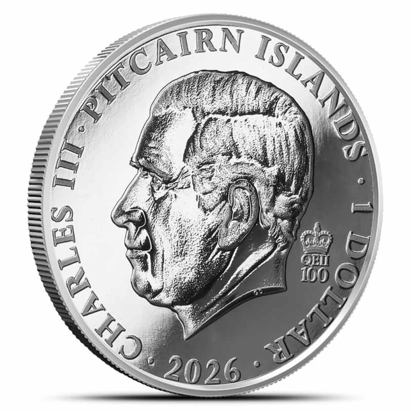 2026 1 oz Pitcairn Islands Silver Bounty Coin (BU) l JM Bullion™