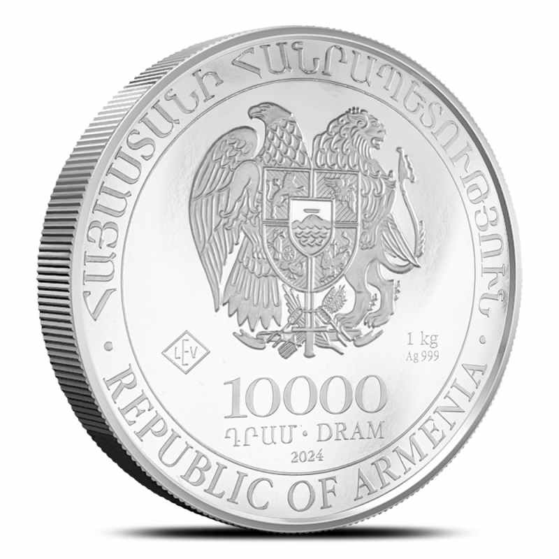 2024 1 Kilo Armenian Silver Noah's Ark Coin (BU) l JM Bullion™