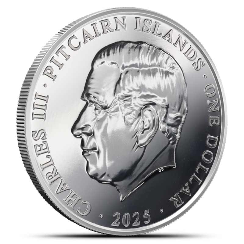 2025 1 oz Pitcairn Islands Silver Ocean Wonders Octopus Coin l JM