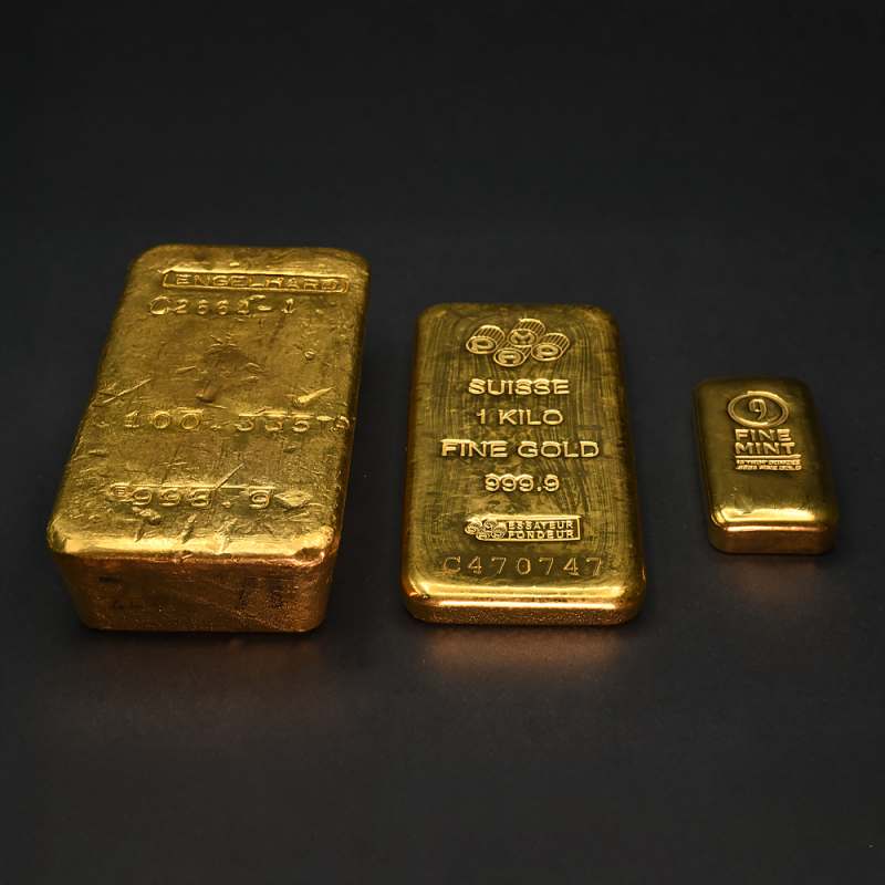 100.33 oz Engelhard Gold Bar (998.9 Fine) l JM Bullion™