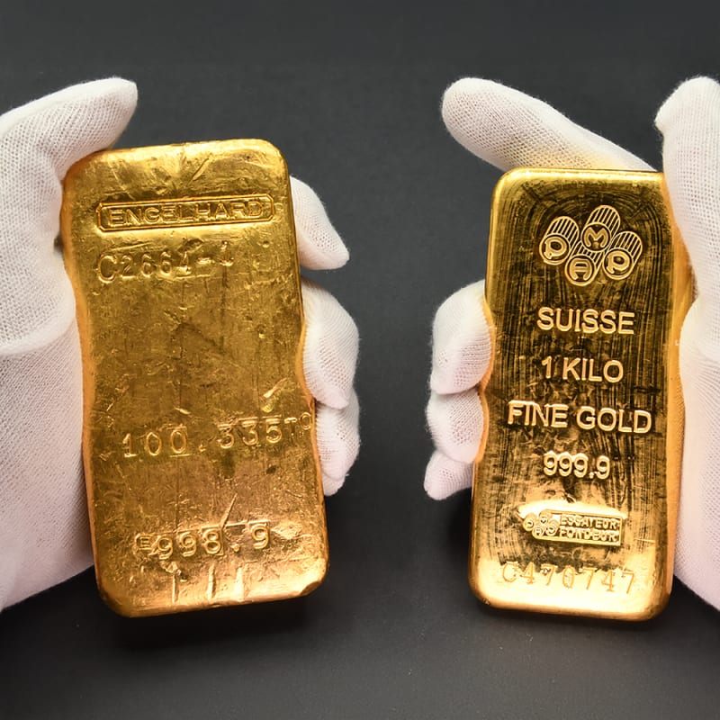 100.33 oz Engelhard Gold Bar (998.9 Fine) l JM Bullion™