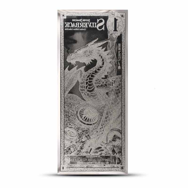 1 Dragon Silverback Silver Note (100 Pack, New) l JM Bullion™