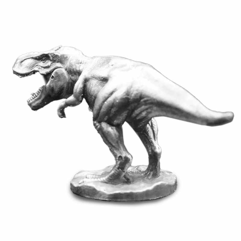 1 oz Antique Finish Tyrannosaurus Rex Silver Statue l JM Bullion™
