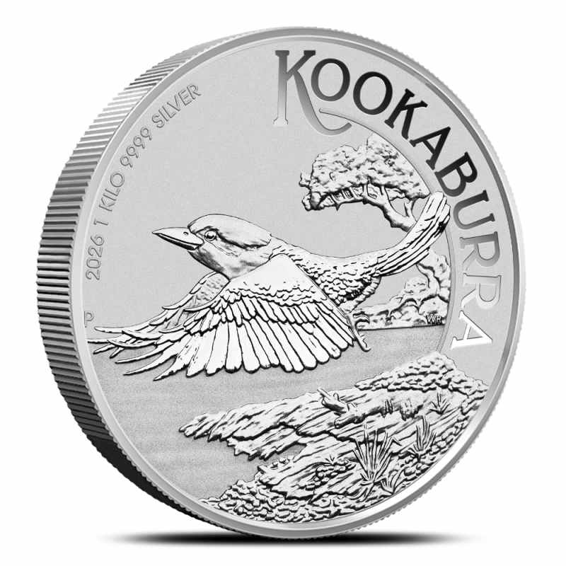 オーストラリア Kookaburra 銀貨 31g 1ドル 2026 1 Kilo Australian Silver Kookaburra Coin (BU) l JM Bullion™