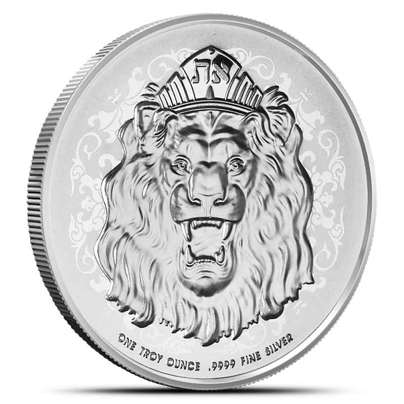 2024 1 oz Niue Silver Roaring Lion Head Coin l JM Bullion™