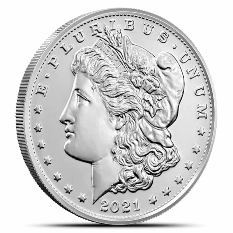 2021 Morgan Silver Dollar Coin (Box + CoA, Varied Mint Mark) l JM