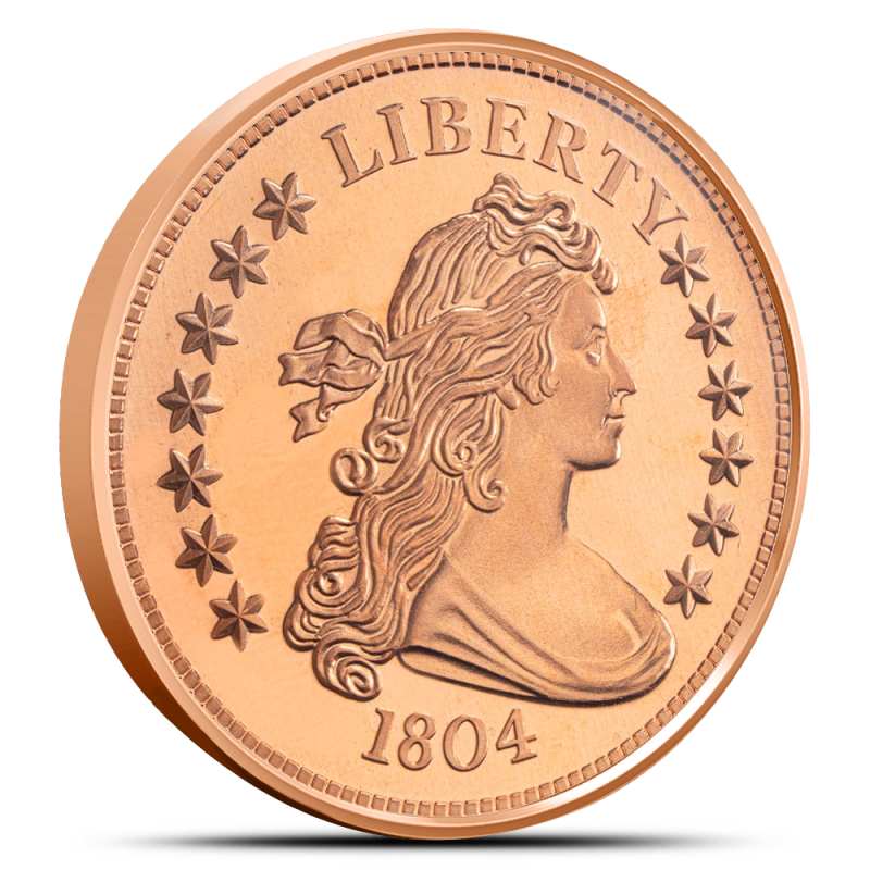 1 oz SilverTowne 1804 Dollar Replica Copper Round l JM Bullion™