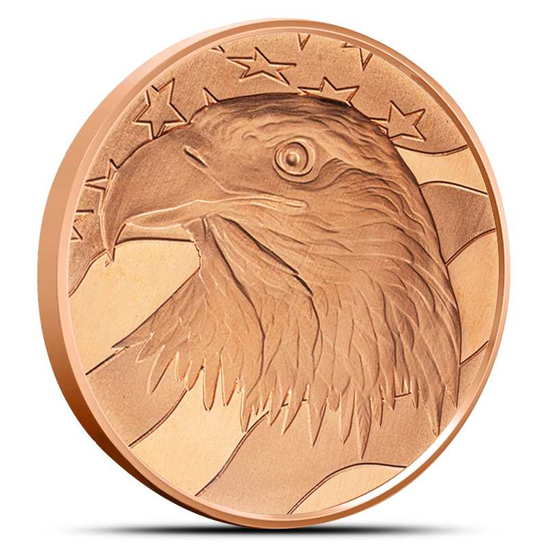 1 oz SilverTowne Eagle Copper Rounds (New) l JM Bullion™