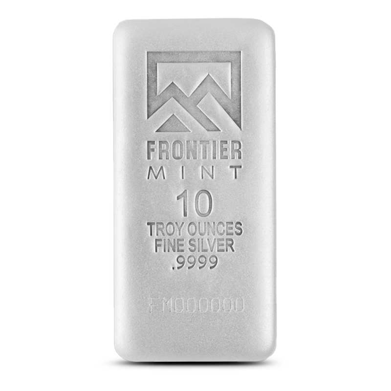 10 oz Frontier Mint Silver Bar (New w/ CoA) l JM Bullion™