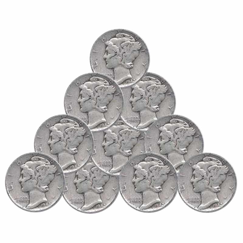 90% Silver Coins ($1 FV, Pre-65, Unsorted) Bullion™ | JM Bullion