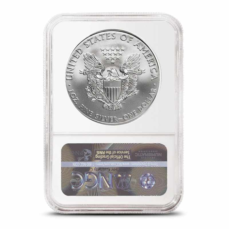 2020 (P) 1 oz American Silver Eagle Coin NGC MS69 Emergency