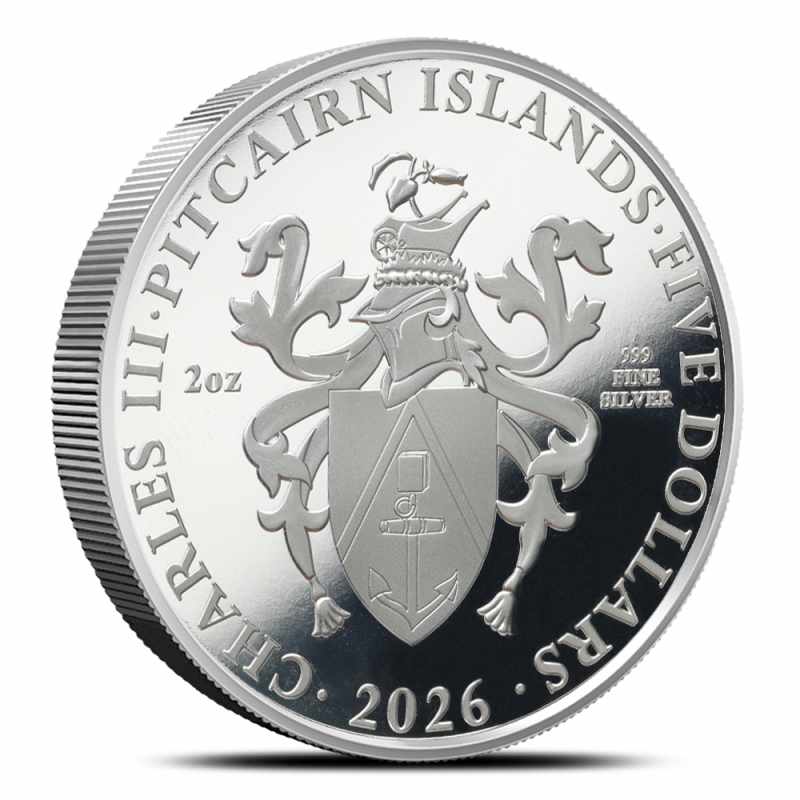 2026 2 oz Proof Colorized Pitcairn Islands Marilyn Monroe Silver