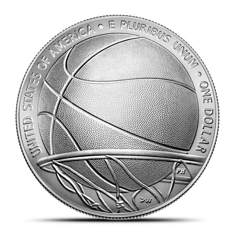 2020-P $1 Proof Basketball HOF Silver Coin (Capsule Only) l JM
