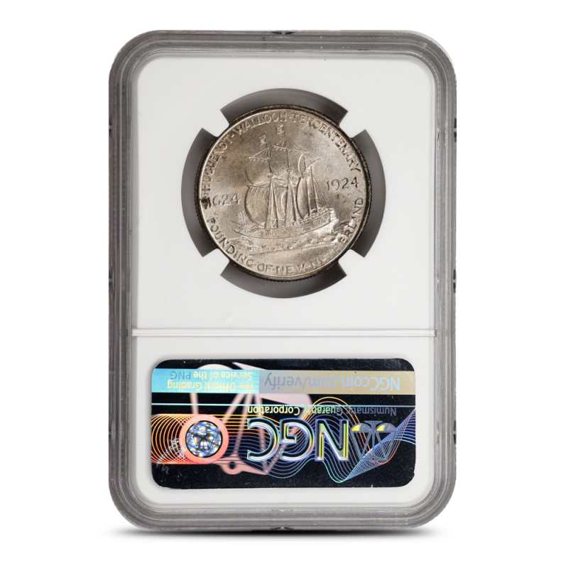 1924 Huguenot Commemorative Half Dollar NGC MS66 l JM Bullion™