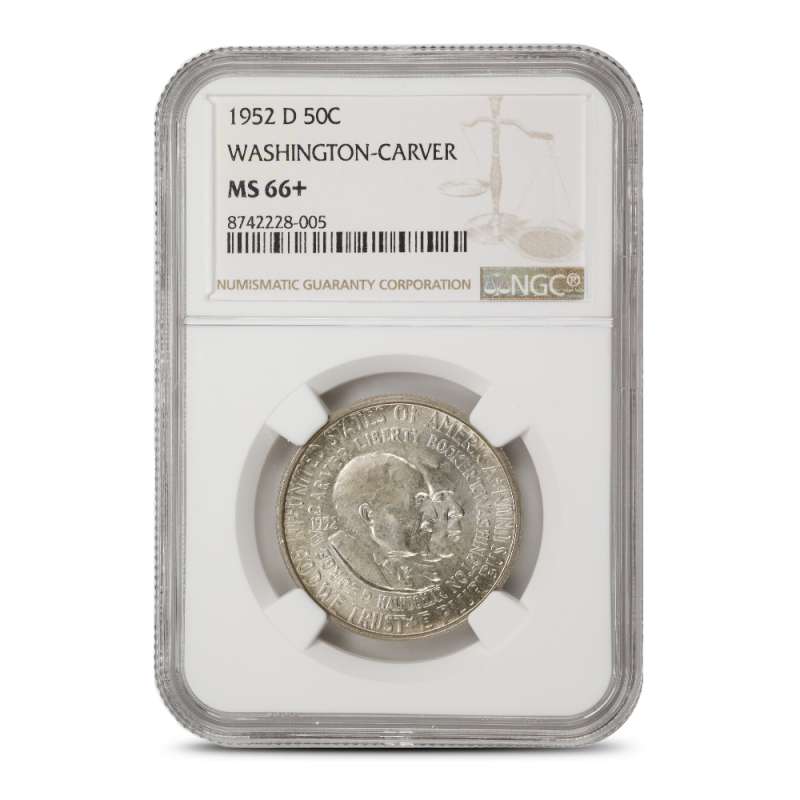 1952-D Washington-Carver Commemorative Half Dollar NGC MS66+ l JM