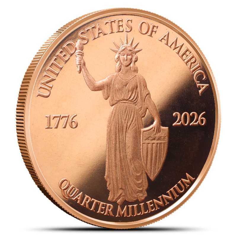 2026 1 oz America250 Copper Round l JM Bullion™