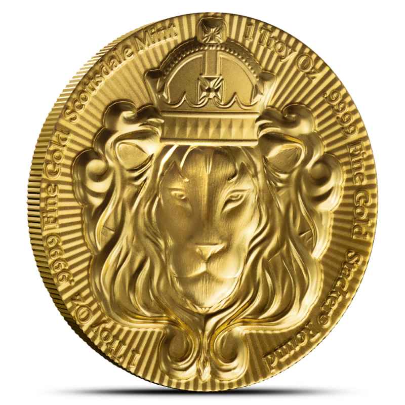 1 oz Scottsdale Mint Cast Gold Round (New) l JM Bullion™