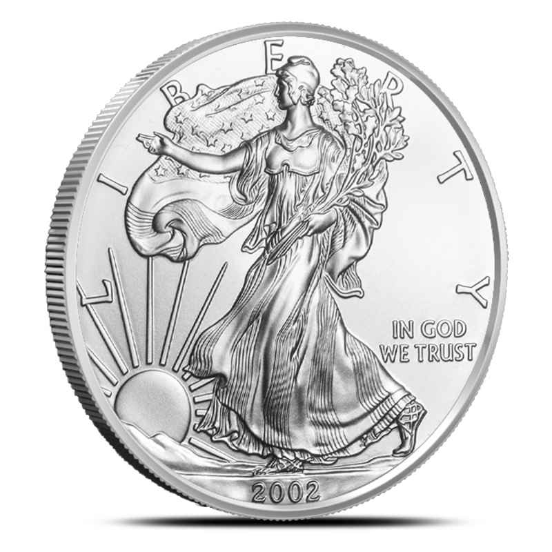 2002 1 oz American Silver Eagle Coin l JM Bullion™