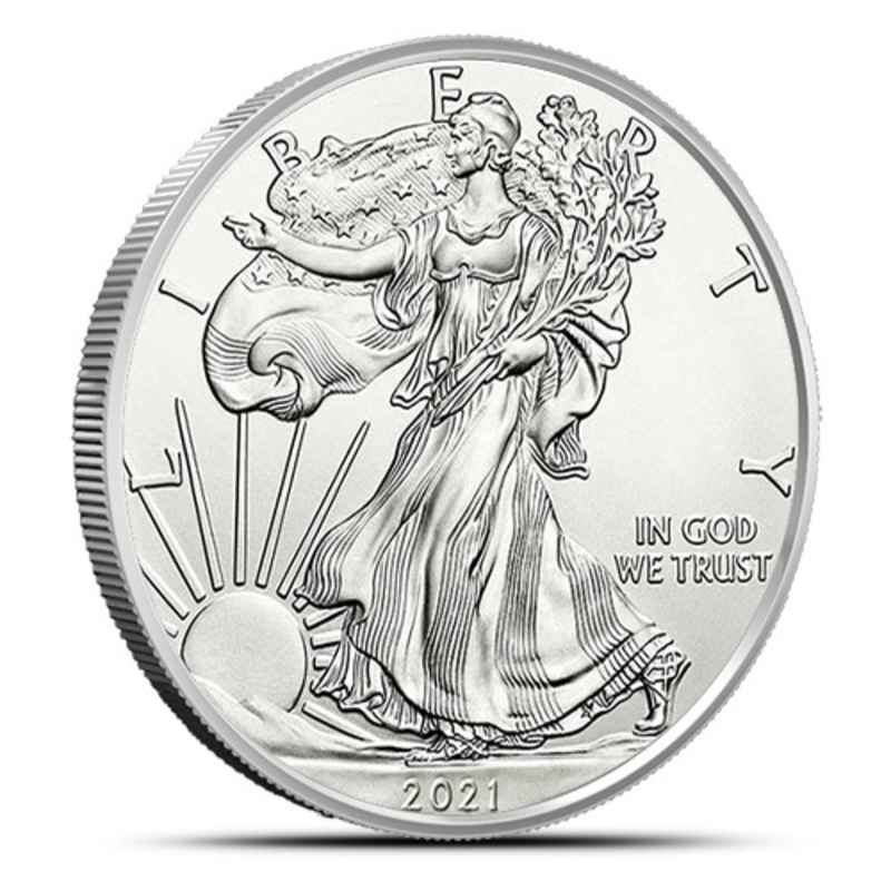 2021 アメリカンイーグル 銀貨 2021 1 oz American Silver Eagle Coin (BU) l JM Bullion™