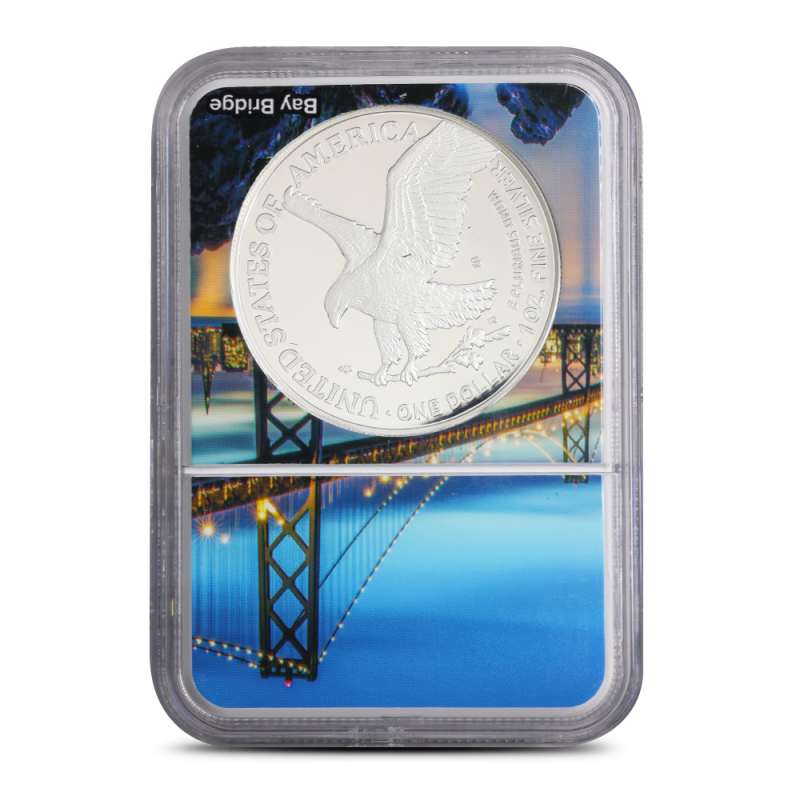 2025-S 1 oz Proof Navy Privy American Silver Eagle Coin NGC PF70